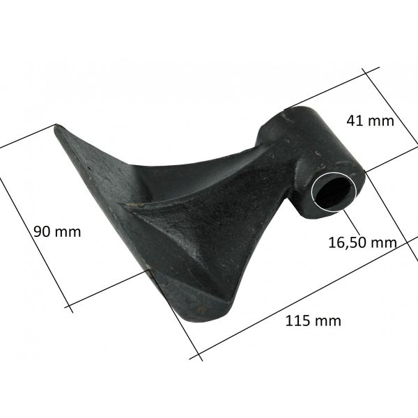 Nóż młotkowy do kosiarki bijakowej bijak 16mm - obrazek 2
