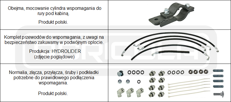 Zestaw wspomagania kierownicy 5011 ZETOR wersja uproszczona - obrazek 3