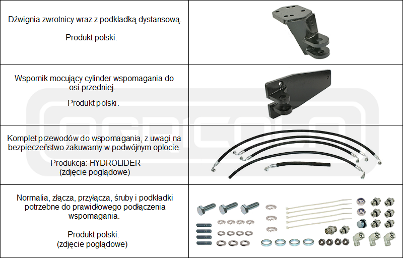 Zestaw wspomagania kierownicy 5045-7045 Zetor - obrazek 3